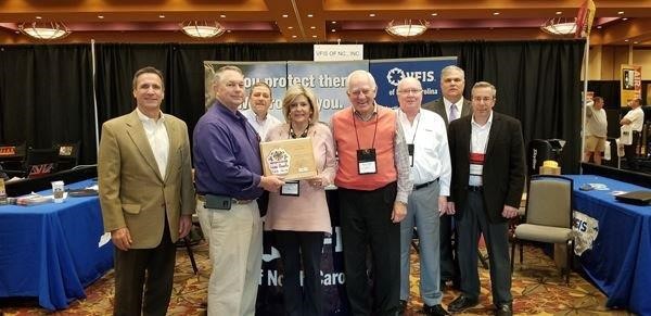 Left to Right: Jackie Ireland, Chief Steve Neal, Blaine Tyndall, Sherry Marshall, Cloyce Anders, John Hemby, Jake Whisnant, Joe Blumetti